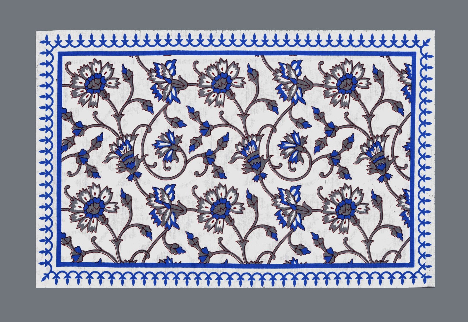 Rajasthani Jaipuri-Stylish Printed Cotton Double Bedsheet With Two Matching Pillow Covers. - Image 3